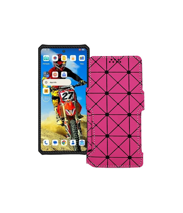 Чохол-книжка з екошкіри для телефону Oukitel IIIF150 RAPTOR 5G