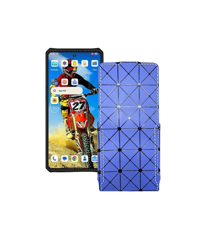 Чохол-флип з екошкіри для телефону Oukitel IIIF150 RAPTOR 5G