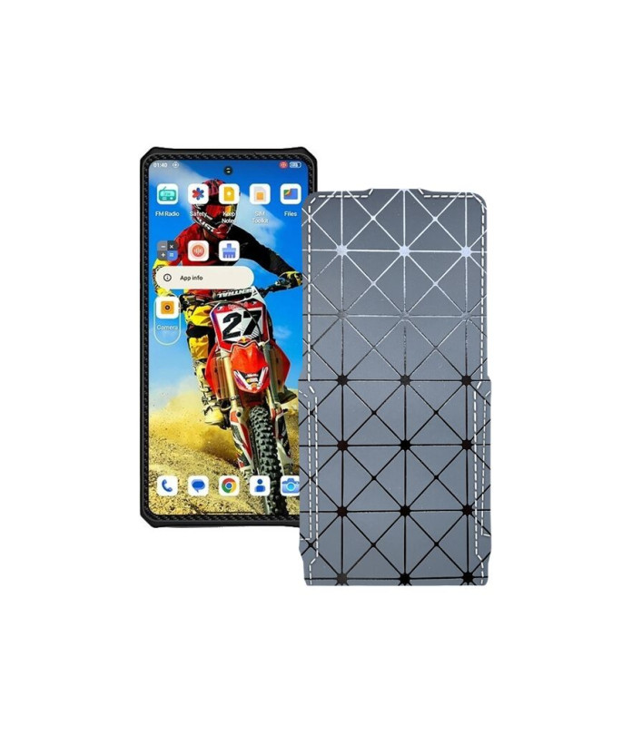 Чохол-флип з екошкіри для телефону Oukitel IIIF150 RAPTOR 5G