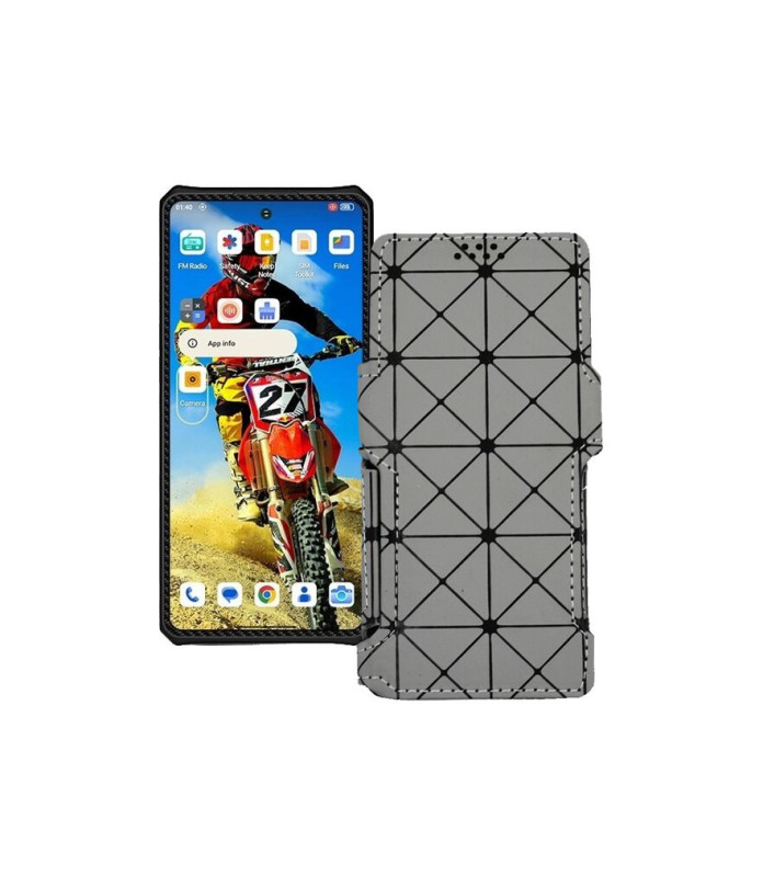 Чохол-книжка з екошкіри для телефону Oukitel IIIF150 RAPTOR 5G