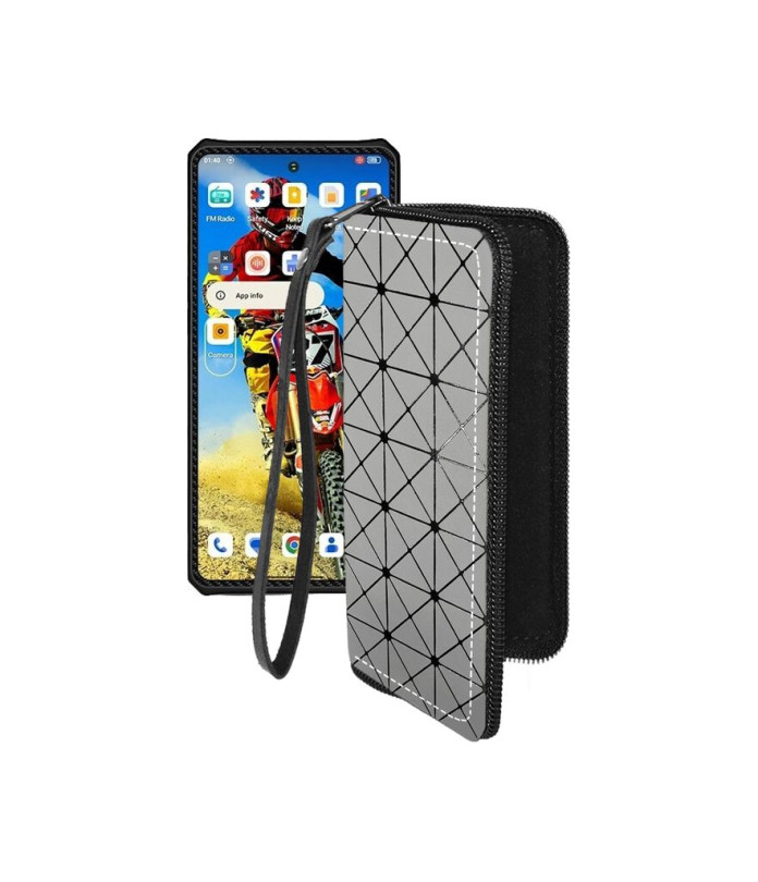 Чохол-гаманець з екошкіри для телефону Oukitel IIIF150 RAPTOR 5G