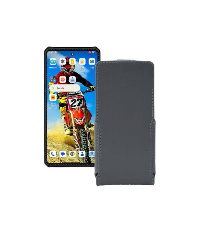 Чохол-флип з екошкіри для телефону Oukitel IIIF150 RAPTOR 5G