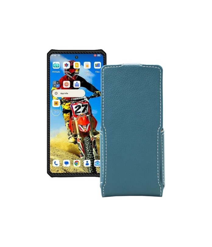 Чохол-флип з екошкіри для телефону Oukitel IIIF150 RAPTOR 5G