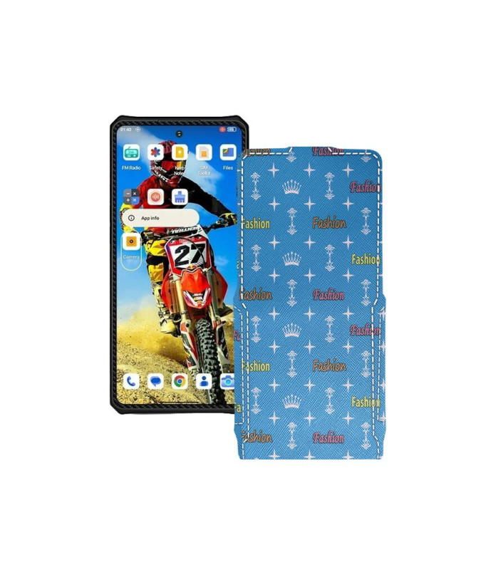 Чохол-флип з екошкіри для телефону Oukitel IIIF150 RAPTOR 5G
