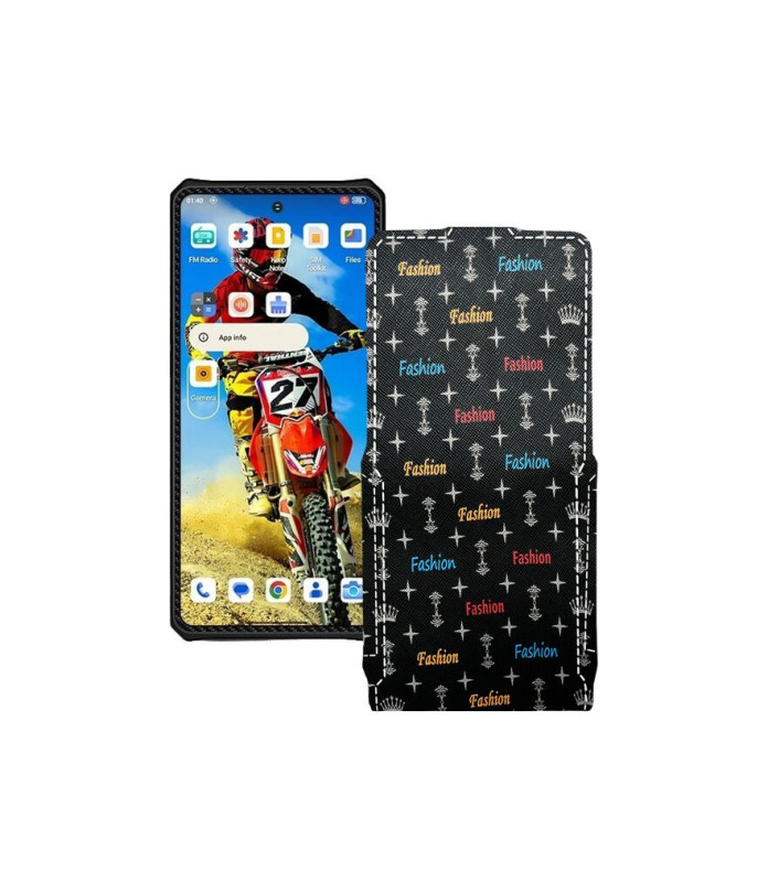 Чохол-флип з екошкіри для телефону Oukitel IIIF150 RAPTOR 5G