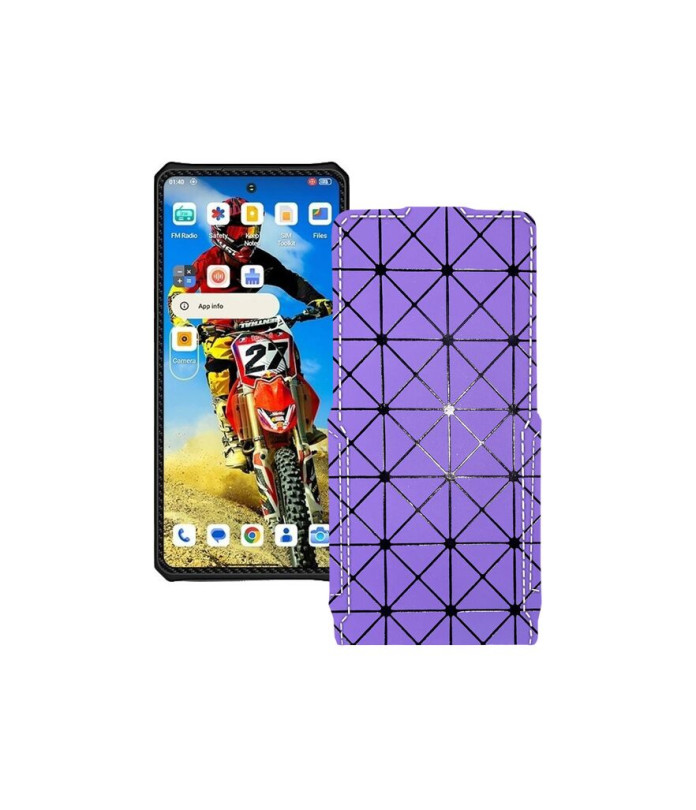 Чохол-флип з екошкіри для телефону Oukitel IIIF150 RAPTOR 5G