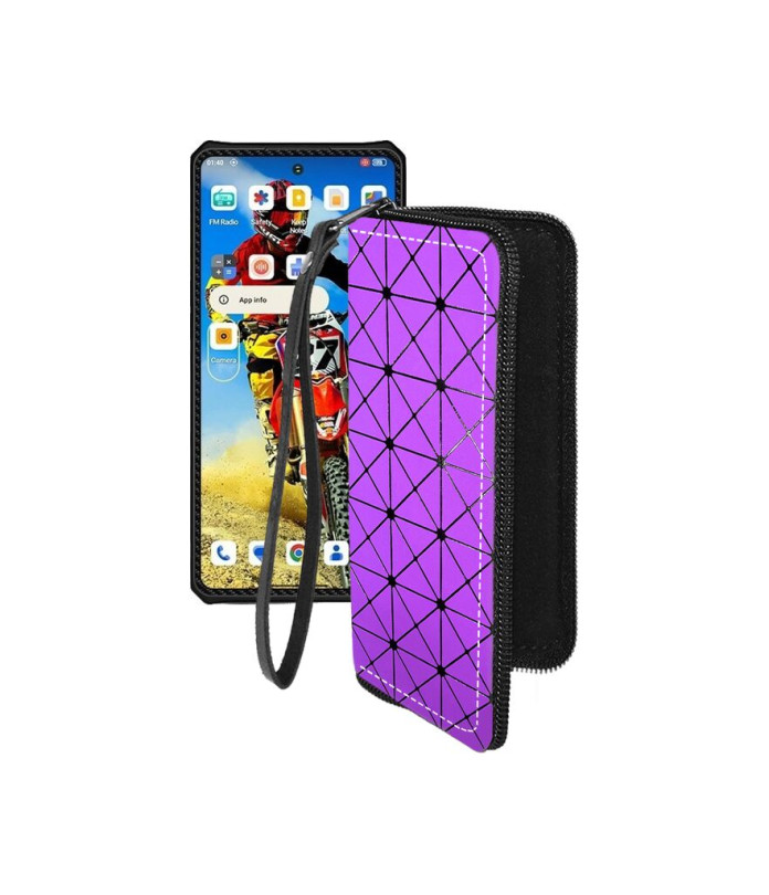 Чохол-гаманець з екошкіри для телефону Oukitel IIIF150 RAPTOR 5G