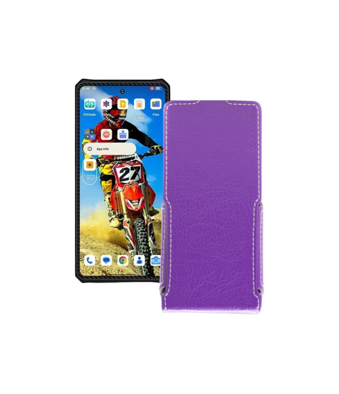 Чохол-флип з екошкіри для телефону Oukitel IIIF150 RAPTOR 5G