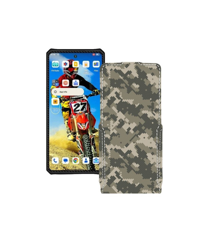 Чохол-флип з екошкіри для телефону Oukitel IIIF150 RAPTOR 5G