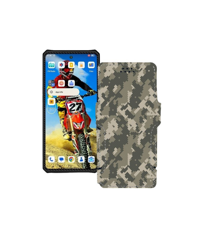 Чохол-книжка з екошкіри для телефону Oukitel IIIF150 RAPTOR 5G