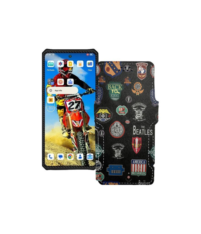 Чохол-книжка з екошкіри для телефону Oukitel IIIF150 RAPTOR 5G