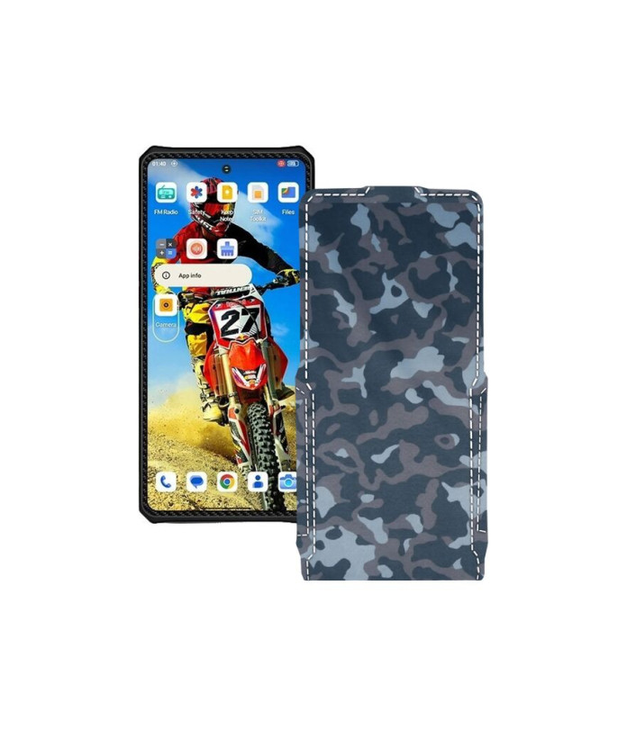 Чохол-флип з екошкіри для телефону Oukitel IIIF150 RAPTOR 5G