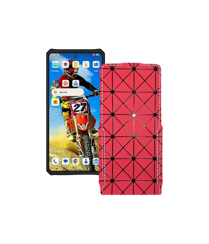 Чохол-флип з екошкіри для телефону Oukitel IIIF150 RAPTOR 5G