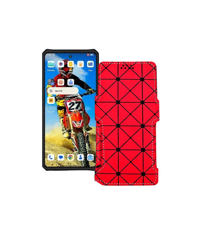 Чохол-книжка з екошкіри для телефону Oukitel IIIF150 RAPTOR 5G