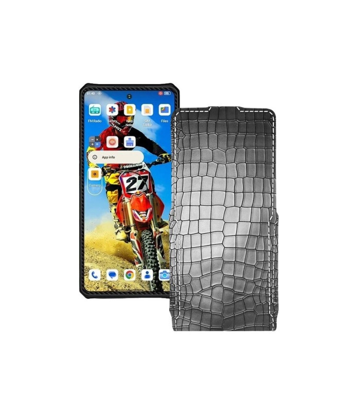 Чохол-флип з екошкіри для телефону Oukitel IIIF150 RAPTOR 5G