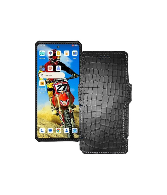Чохол-книжка з екошкіри для телефону Oukitel IIIF150 RAPTOR 5G
