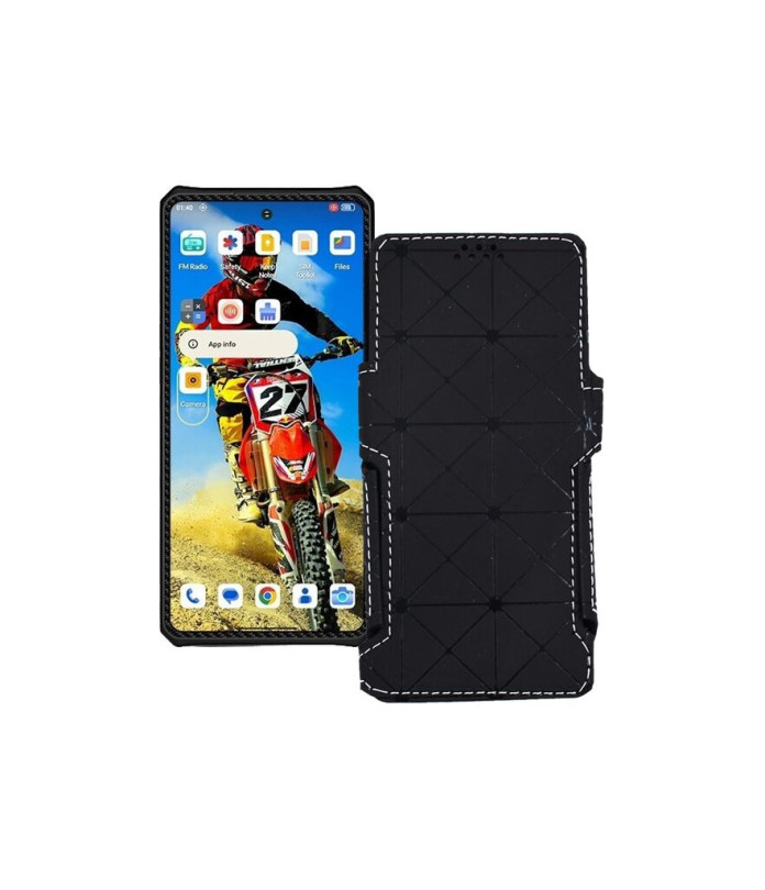 Чохол-книжка з екошкіри для телефону Oukitel IIIF150 RAPTOR 5G