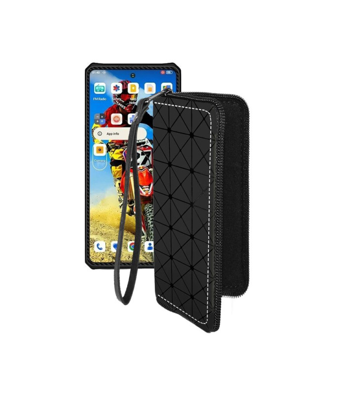 Чохол-гаманець з екошкіри для телефону Oukitel IIIF150 RAPTOR 5G