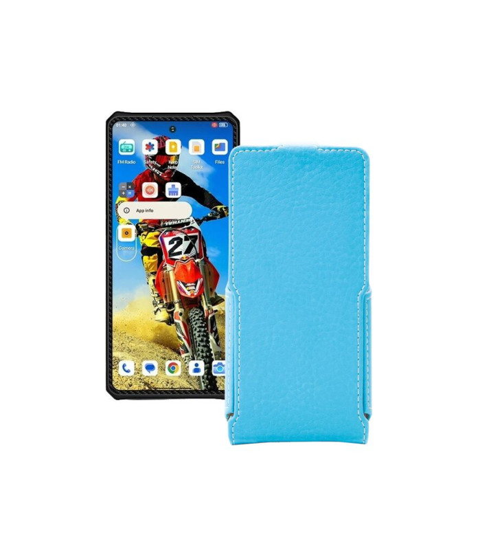 Чохол-флип з екошкіри для телефону Oukitel IIIF150 RAPTOR 5G
