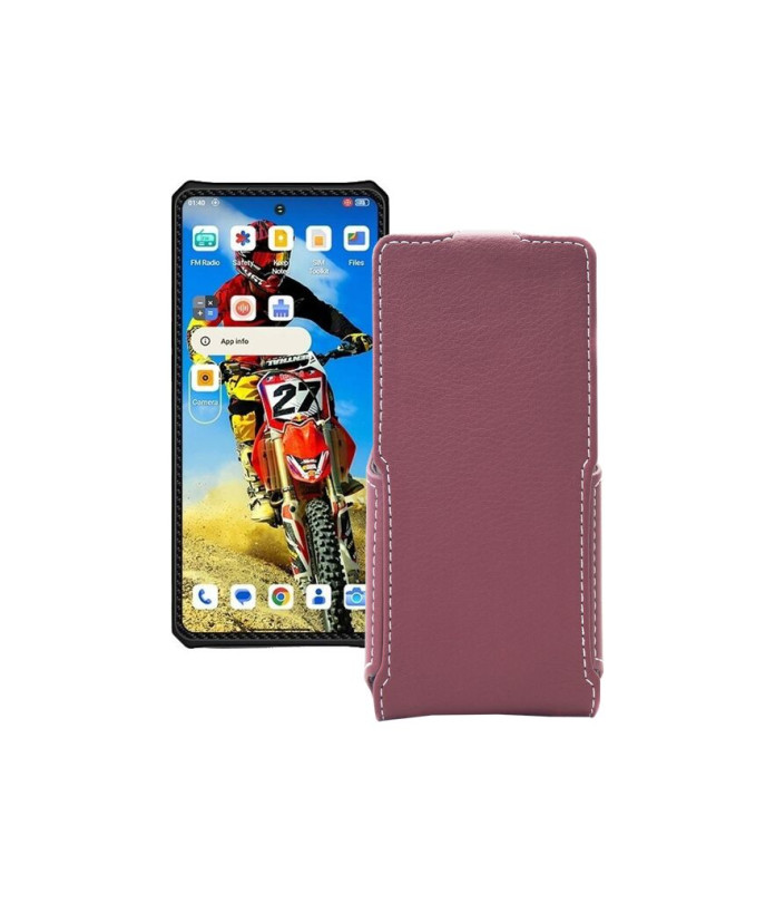 Чохол-флип з екошкіри для телефону Oukitel IIIF150 RAPTOR 5G