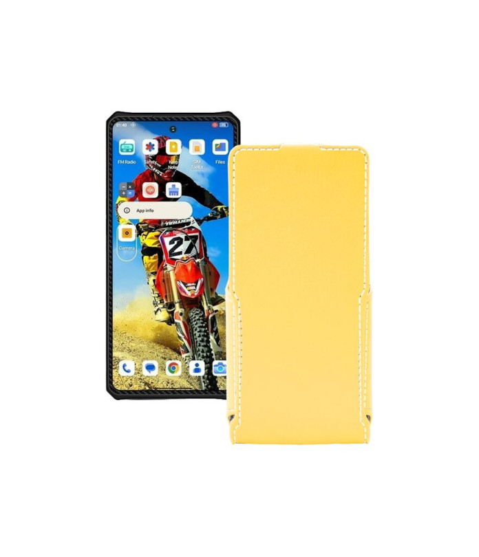Чохол-флип з екошкіри для телефону Oukitel IIIF150 RAPTOR 5G