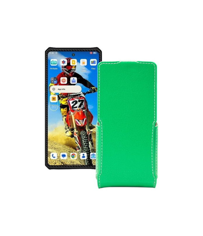 Чохол-флип з екошкіри для телефону Oukitel IIIF150 RAPTOR 5G