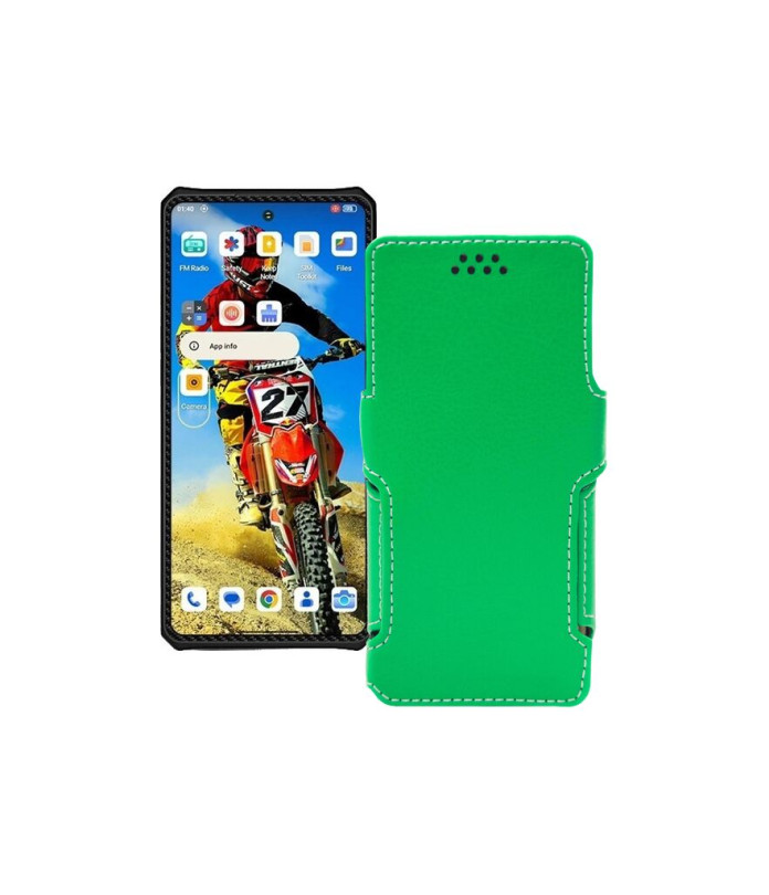 Чохол-книжка з екошкіри для телефону Oukitel IIIF150 RAPTOR 5G