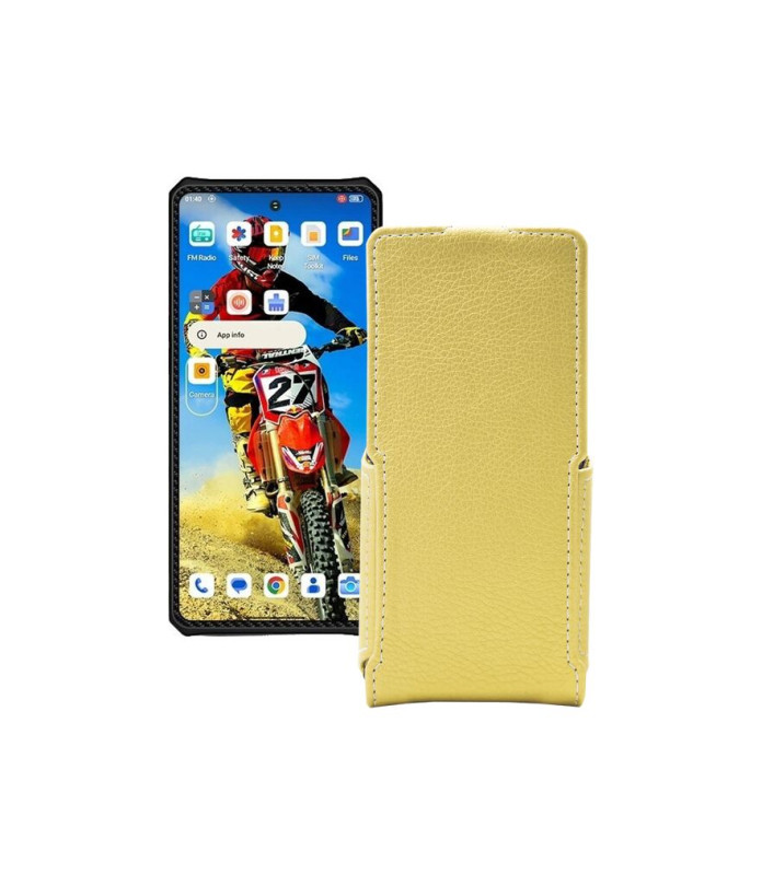 Чохол-флип з екошкіри для телефону Oukitel IIIF150 RAPTOR 5G