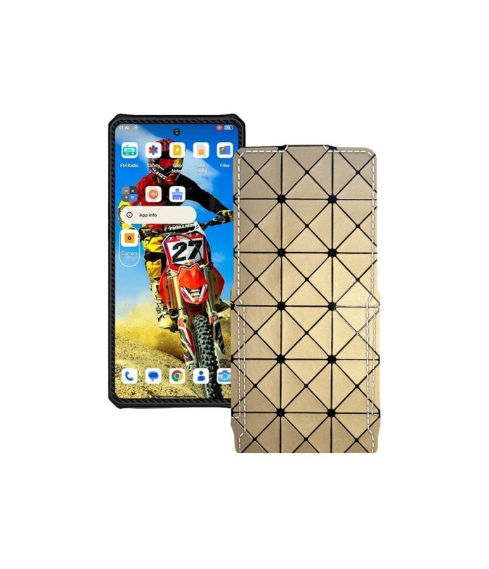 Чохол-флип з екошкіри для телефону Oukitel IIIF150 RAPTOR 5G