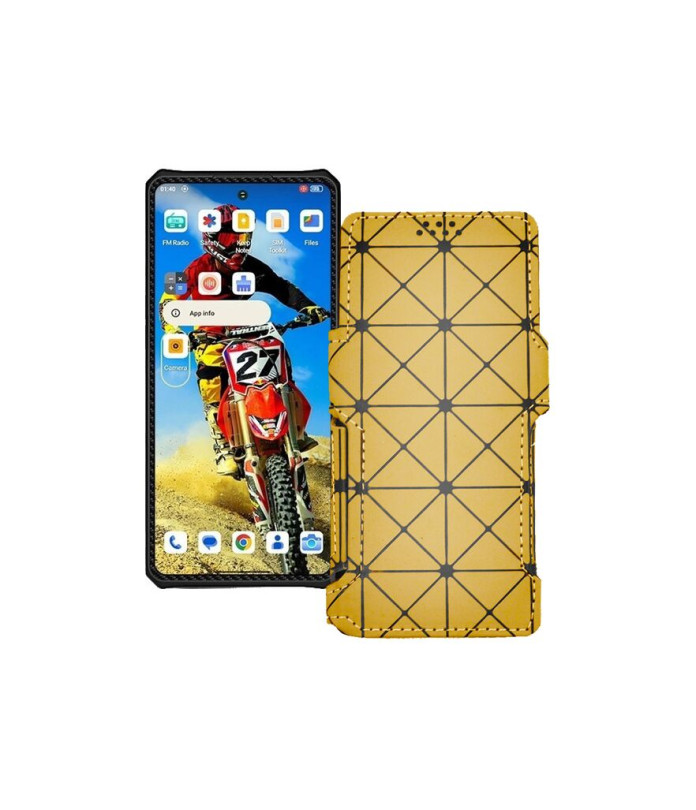 Чохол-книжка з екошкіри для телефону Oukitel IIIF150 RAPTOR 5G