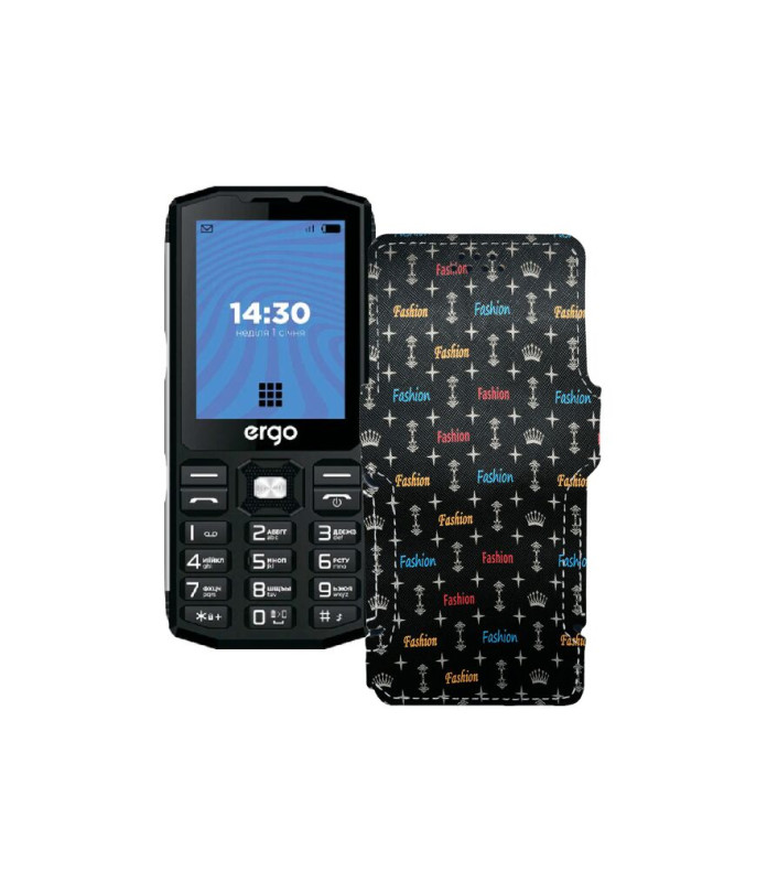 Чохол-книжка з екошкіри для телефону Ergo E282