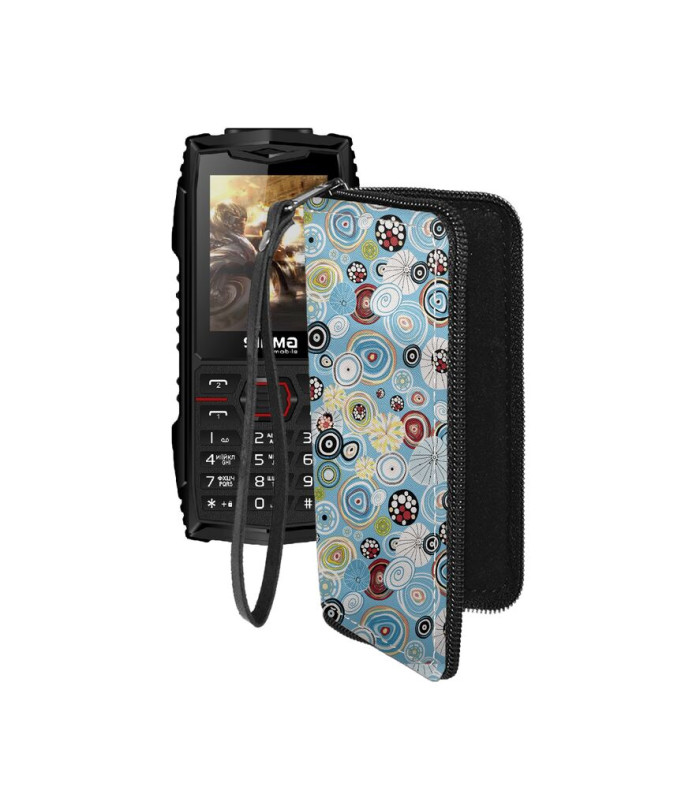 Чохол-гаманець з екошкіри для телефону Sigma X-treme AZ68