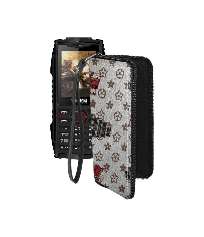 Чохол-гаманець з екошкіри для телефону Sigma X-treme AZ68