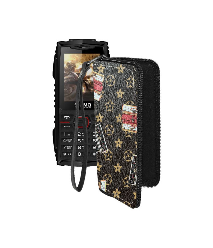 Чохол-гаманець з екошкіри для телефону Sigma X-treme AZ68