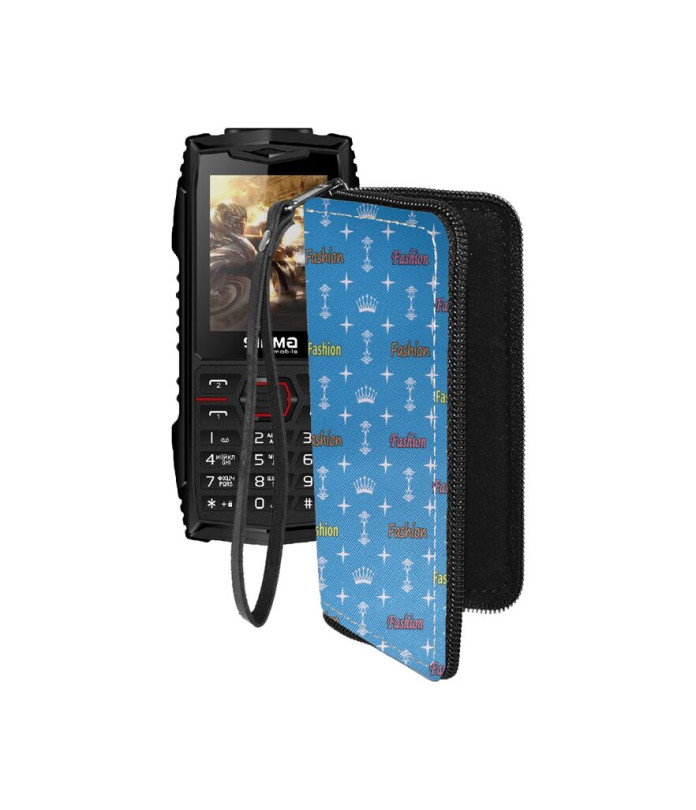 Чохол-гаманець з екошкіри для телефону Sigma X-treme AZ68