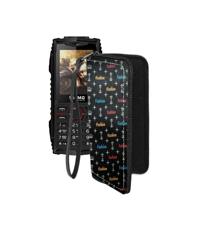 Чохол-гаманець з екошкіри для телефону Sigma X-treme AZ68