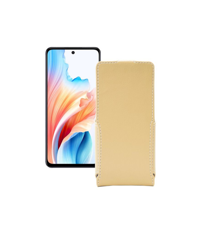 Чохол-флип з екошкіри для телефону OPPO A2