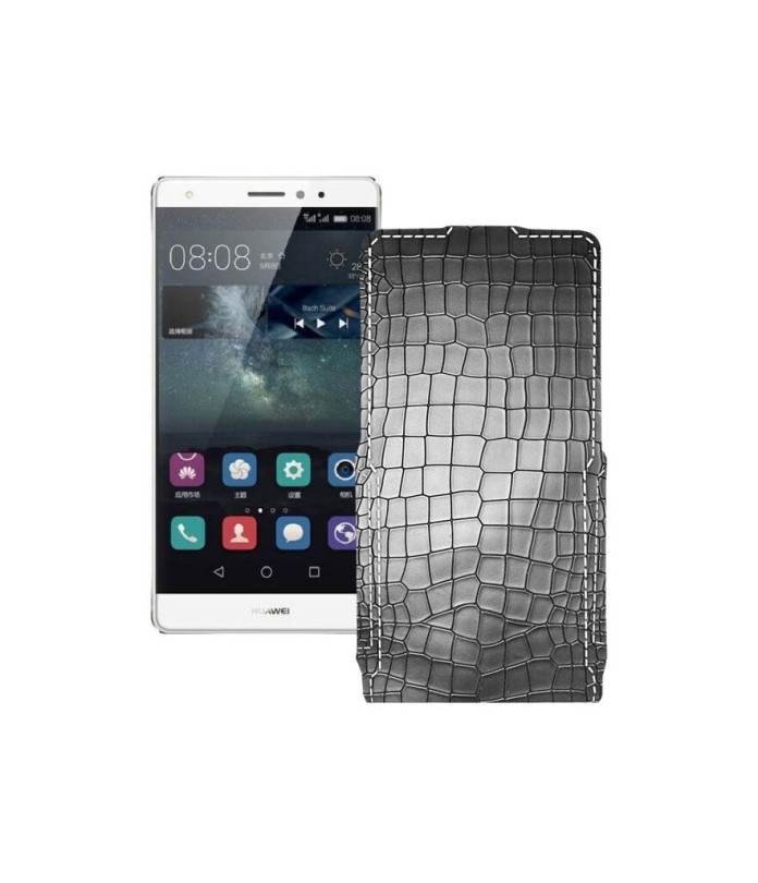 Чохол-флип з екошкіри для телефону Huawei Mate S