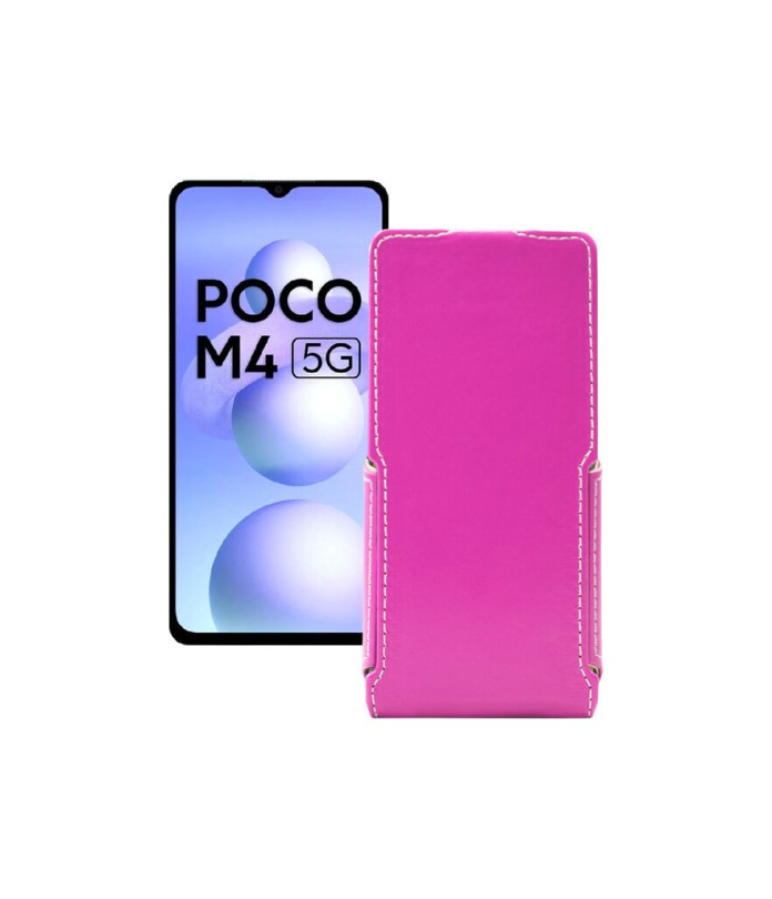 Чохол-флип з екошкіри для телефону Xiaomi Poco M4 5G