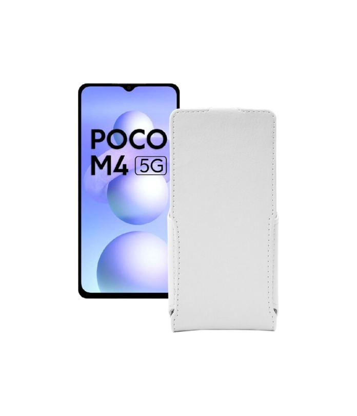 Чохол-флип з екошкіри для телефону Xiaomi Poco M4 5G