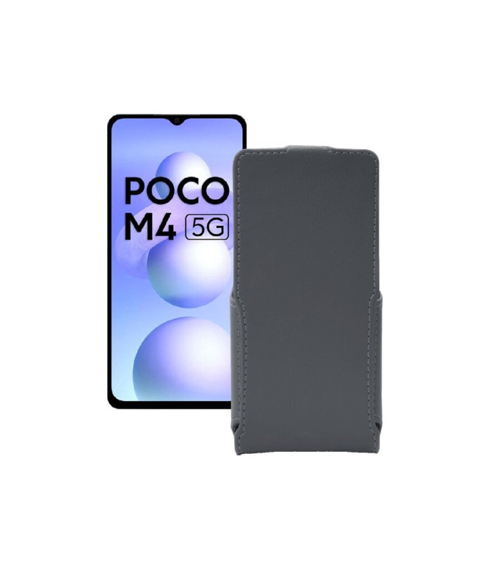 Чохол-флип з екошкіри для телефону Xiaomi Poco M4 5G