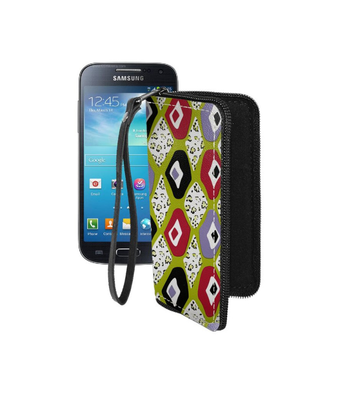 Чохол-гаманець з екошкіри для телефону Samsung Galaxy S4 mini Duos (i9192)