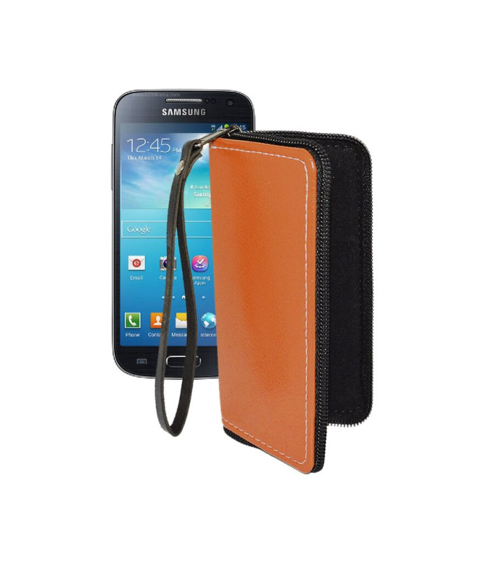 Чохол-гаманець з екошкіри для телефону Samsung Galaxy S4 mini Duos (i9192)