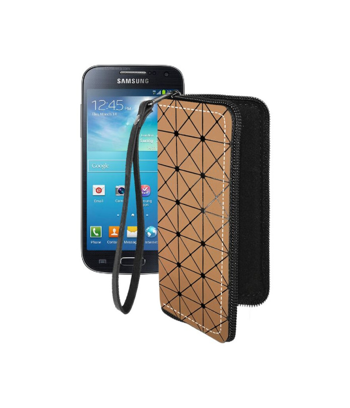 Чохол-гаманець з екошкіри для телефону Samsung Galaxy S4 mini Duos (i9192)
