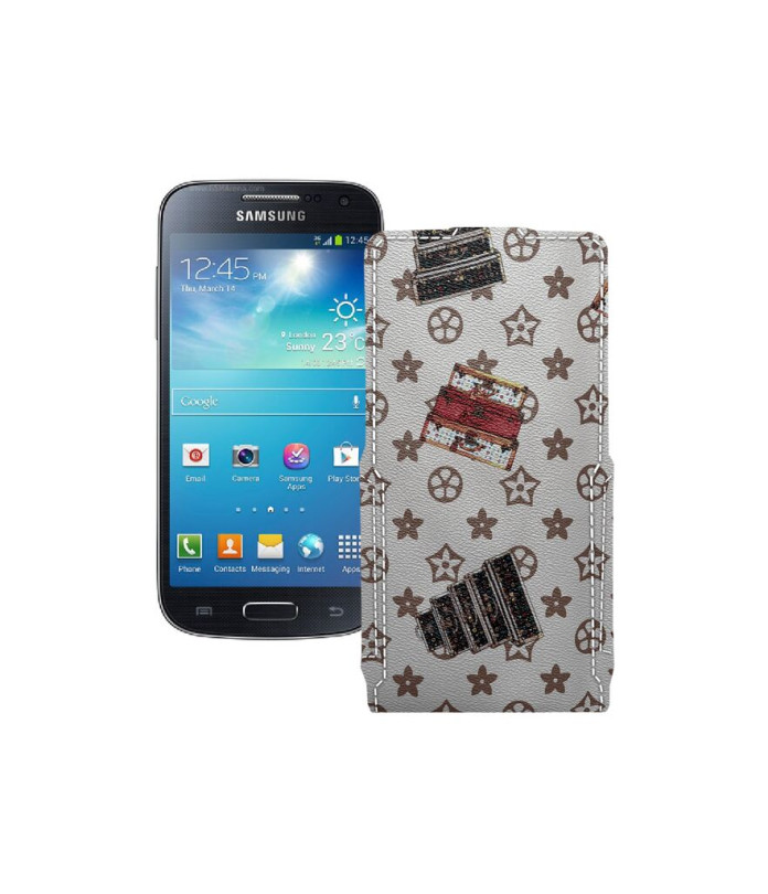 Чохол-флип з екошкіри для телефону Samsung Galaxy S4 mini Duos (i9192)