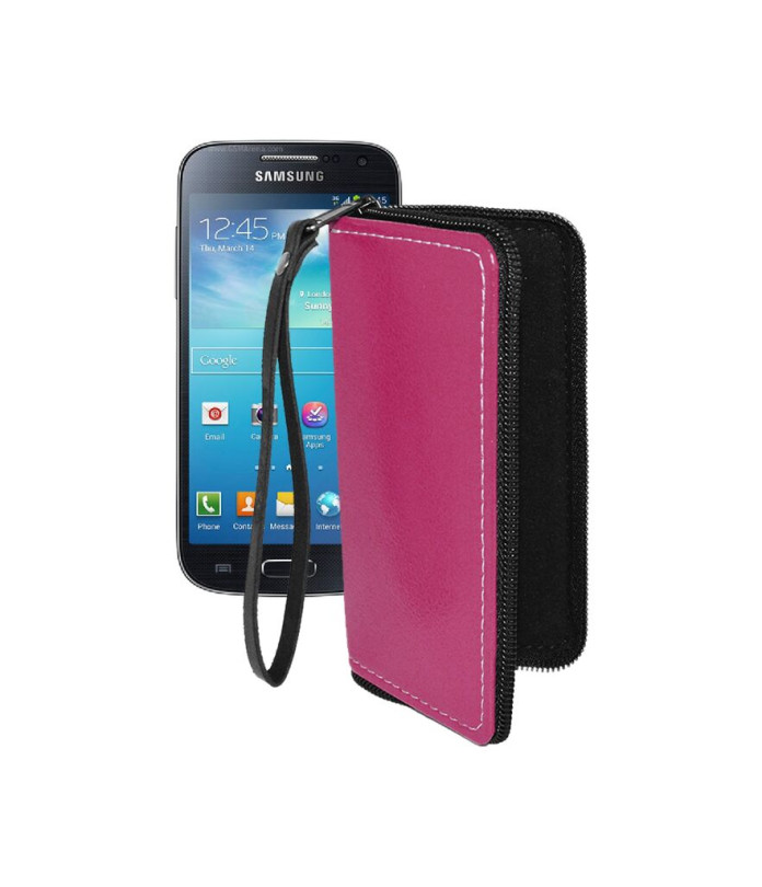 Чохол-гаманець з екошкіри для телефону Samsung Galaxy S4 mini Duos (i9192)
