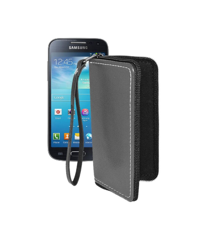 Чохол-гаманець з екошкіри для телефону Samsung Galaxy S4 mini Duos (i9192)