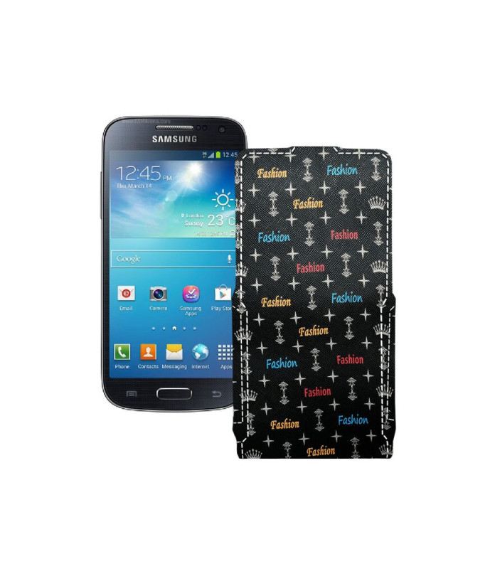 Чохол-флип з екошкіри для телефону Samsung Galaxy S4 mini Duos (i9192)