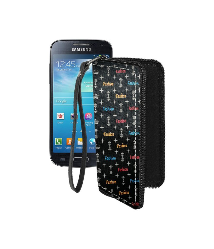 Чохол-гаманець з екошкіри для телефону Samsung Galaxy S4 mini Duos (i9192)