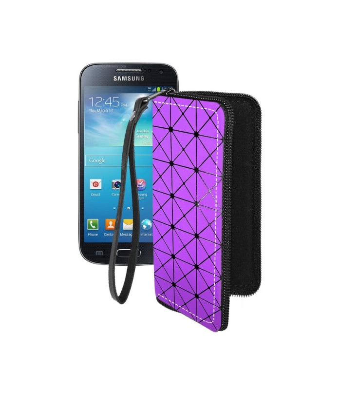 Чохол-гаманець з екошкіри для телефону Samsung Galaxy S4 mini Duos (i9192)